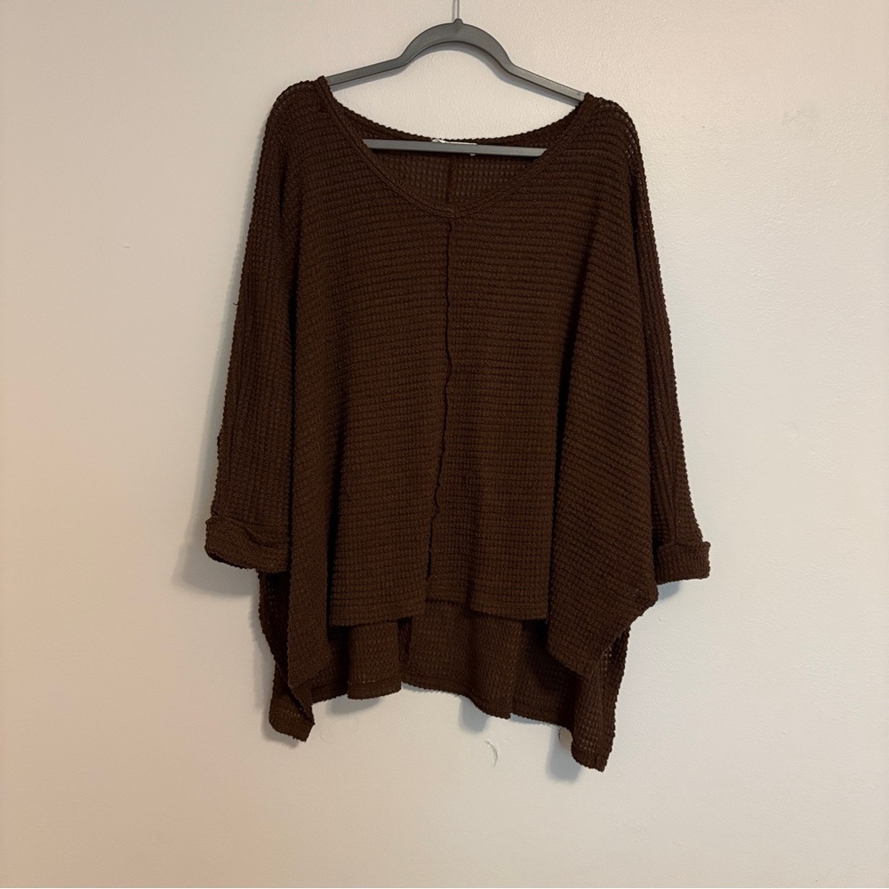 Brown Knit Sweater Size 2X/3X